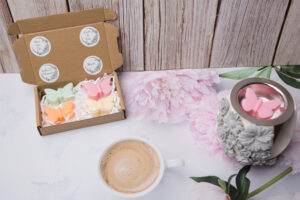 coffret 4 fondants papillons