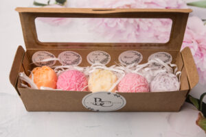 coffret 5 fondants fleurs