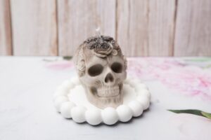 bougie tête de mort, Caen, bougie, la bougie caennaise, normandie