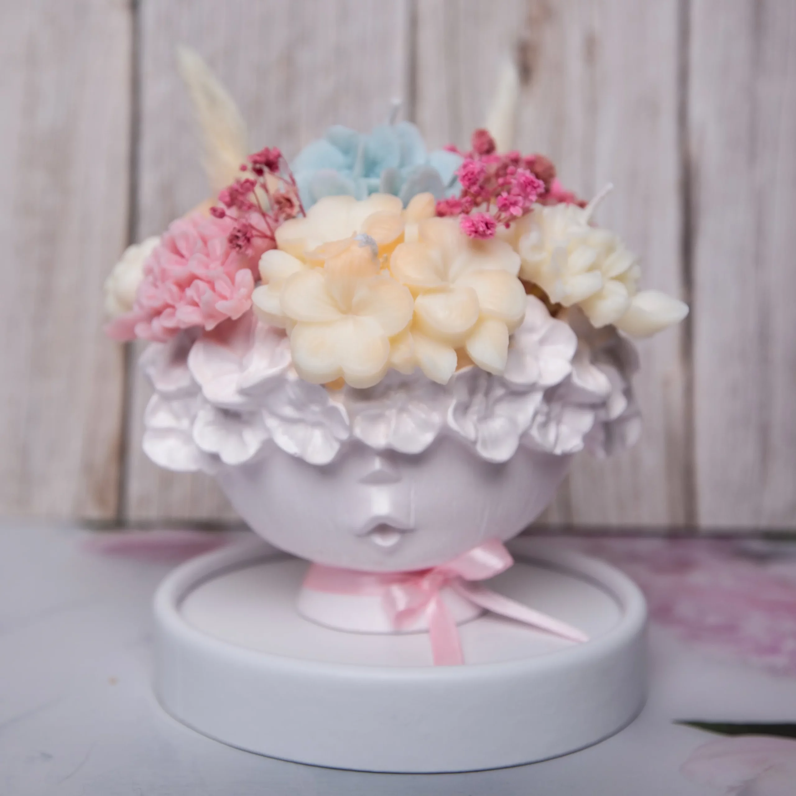 Bouquet fondants, fleurs, bougie, fondants parfumes, Caen, bougie, la bougie caennaise, normandie