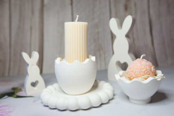 pâques, bougie, bougie parfumé, oeuf, décoration, coquille d'oeuf, Caen, bougie, la bougie caennaise, normandie