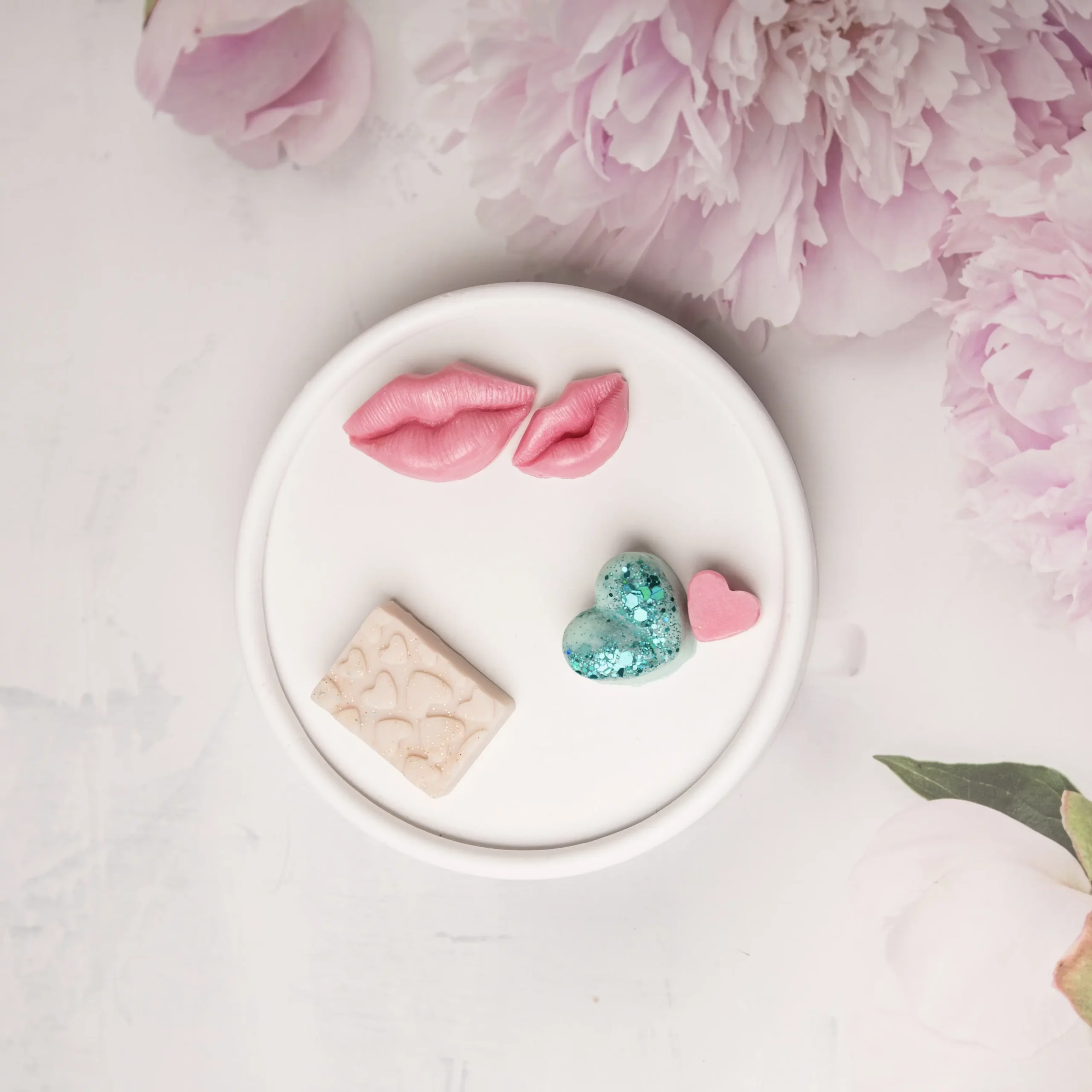 fondants parfumés, bouche, coeur, parfum de grasse, cire de soja, Caen, bougie, la bougie caennaise, normandie